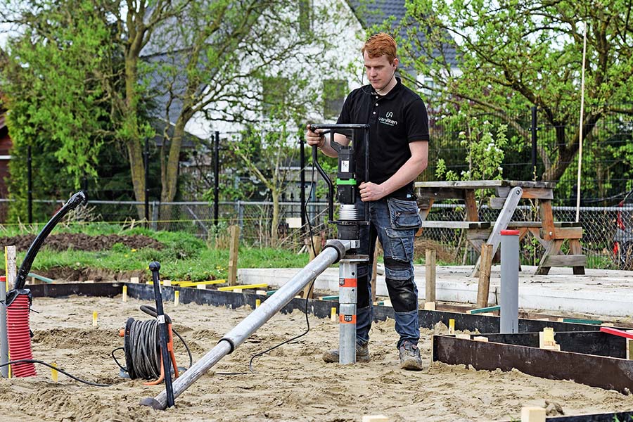 Schroefpalen voor funderen