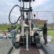 schroefpalen voor fundering blaashal hockey in houten