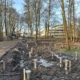 Van Aken Schroeffundering realiseert fundering op schroefpalen voor vlonderpad in Diepenbeek