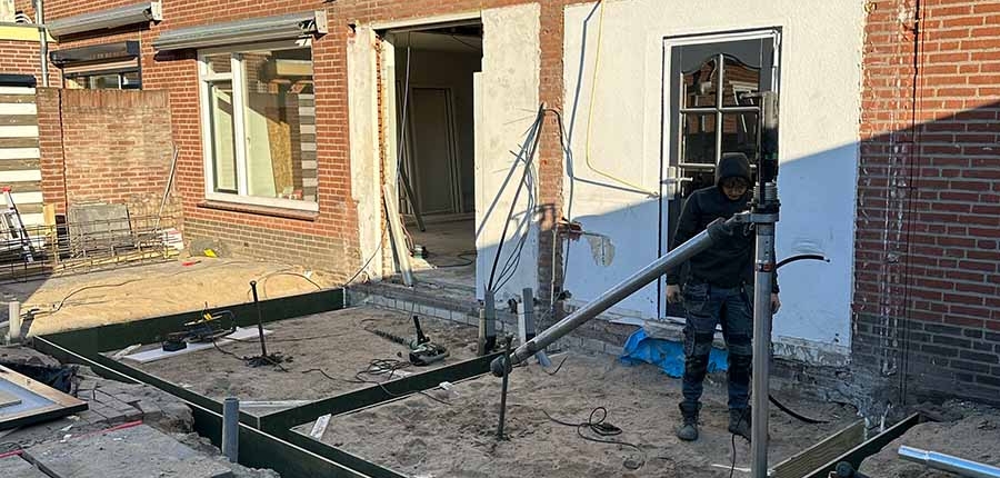 schroeffundering aanbouw nederhemert