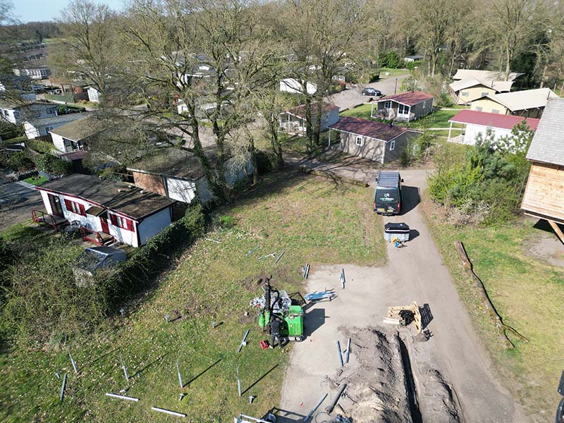 Grondschroeven voor tiny house