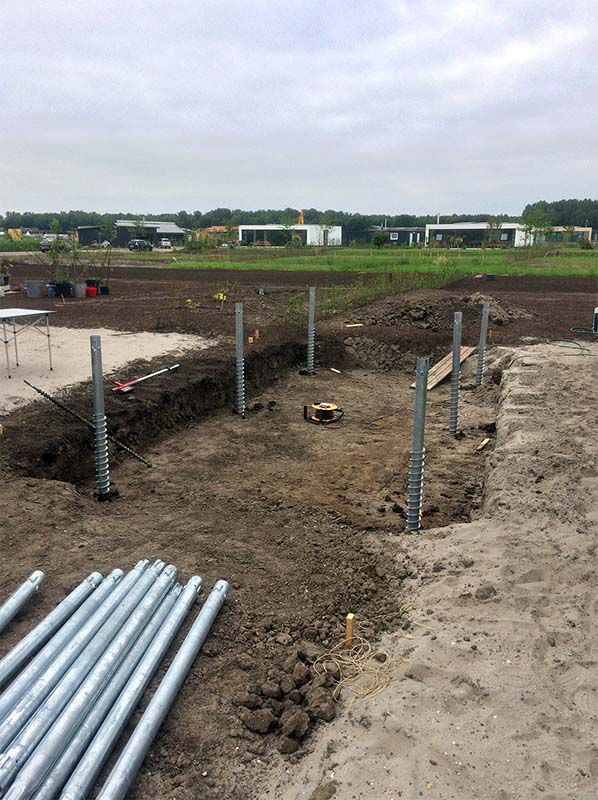 fundering in zandgrond