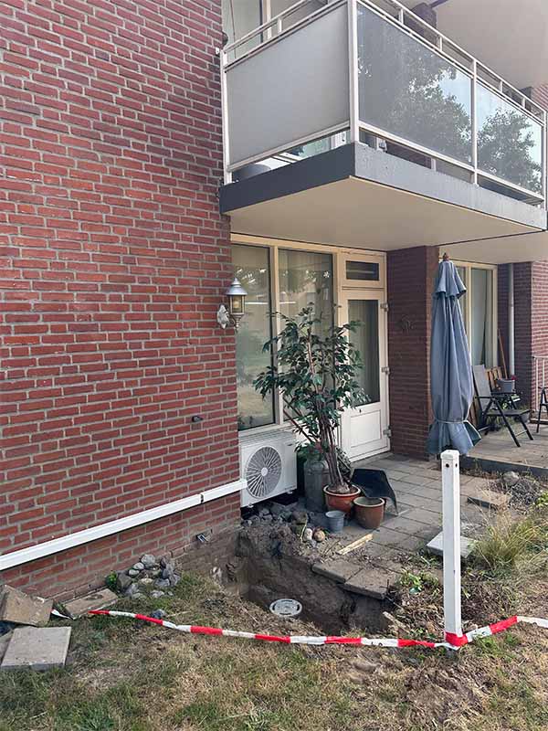 balkon ondersteunen met schroefpalen