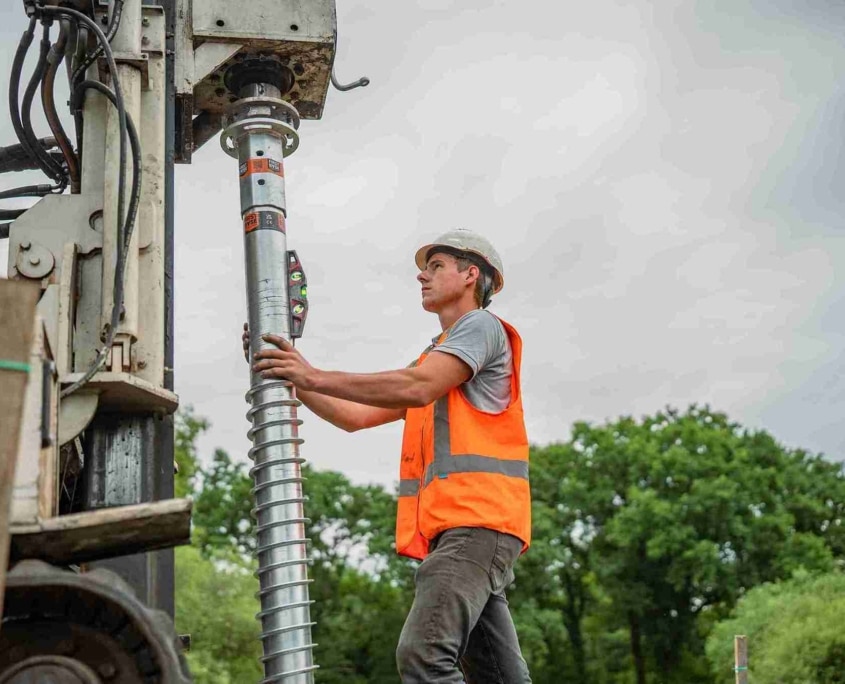 Constructie berekening voor schroefpalen nodig? Van Aken berekent de benodigde diepte en lengte.