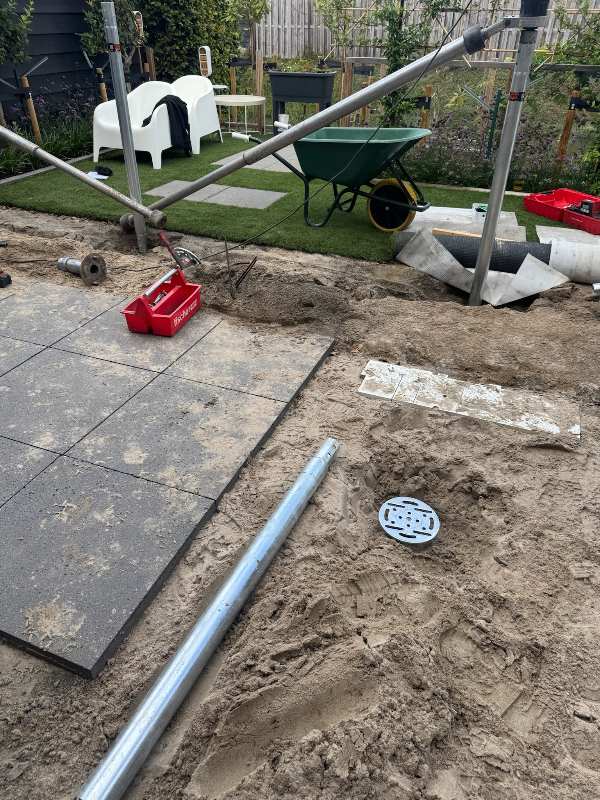 Funderen moeilijk bereikbare locatie in Meteren